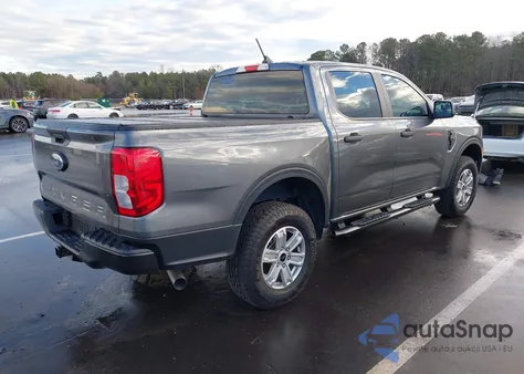 2024 Ford Ranger Xl из США, поврежденный, VIN 1FTER4BH1RLE46384